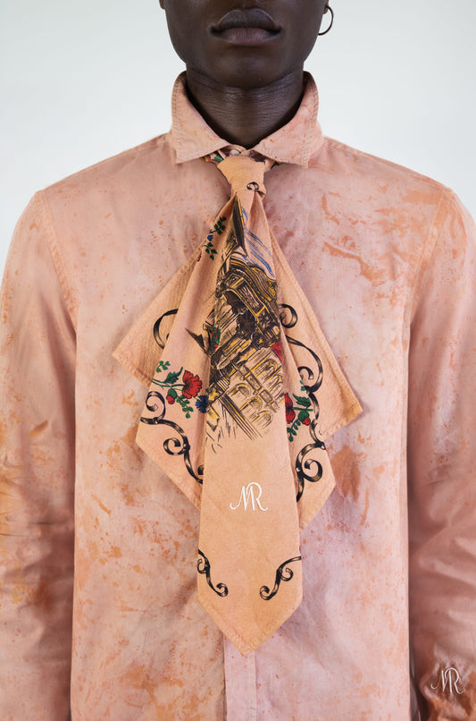 Cravate alsacienne garance