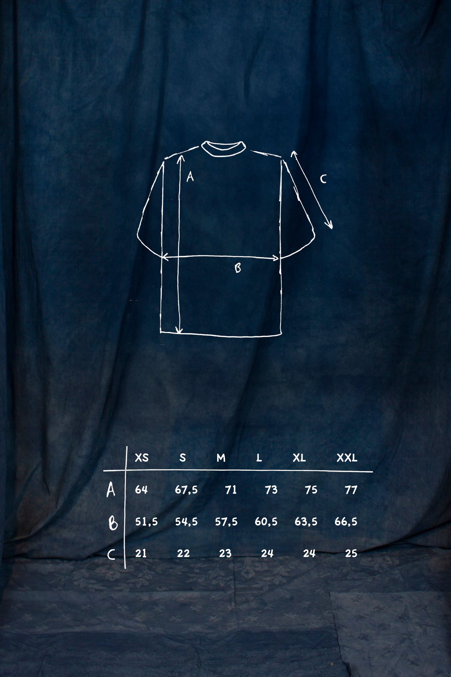 Le t-shirt indigo vert