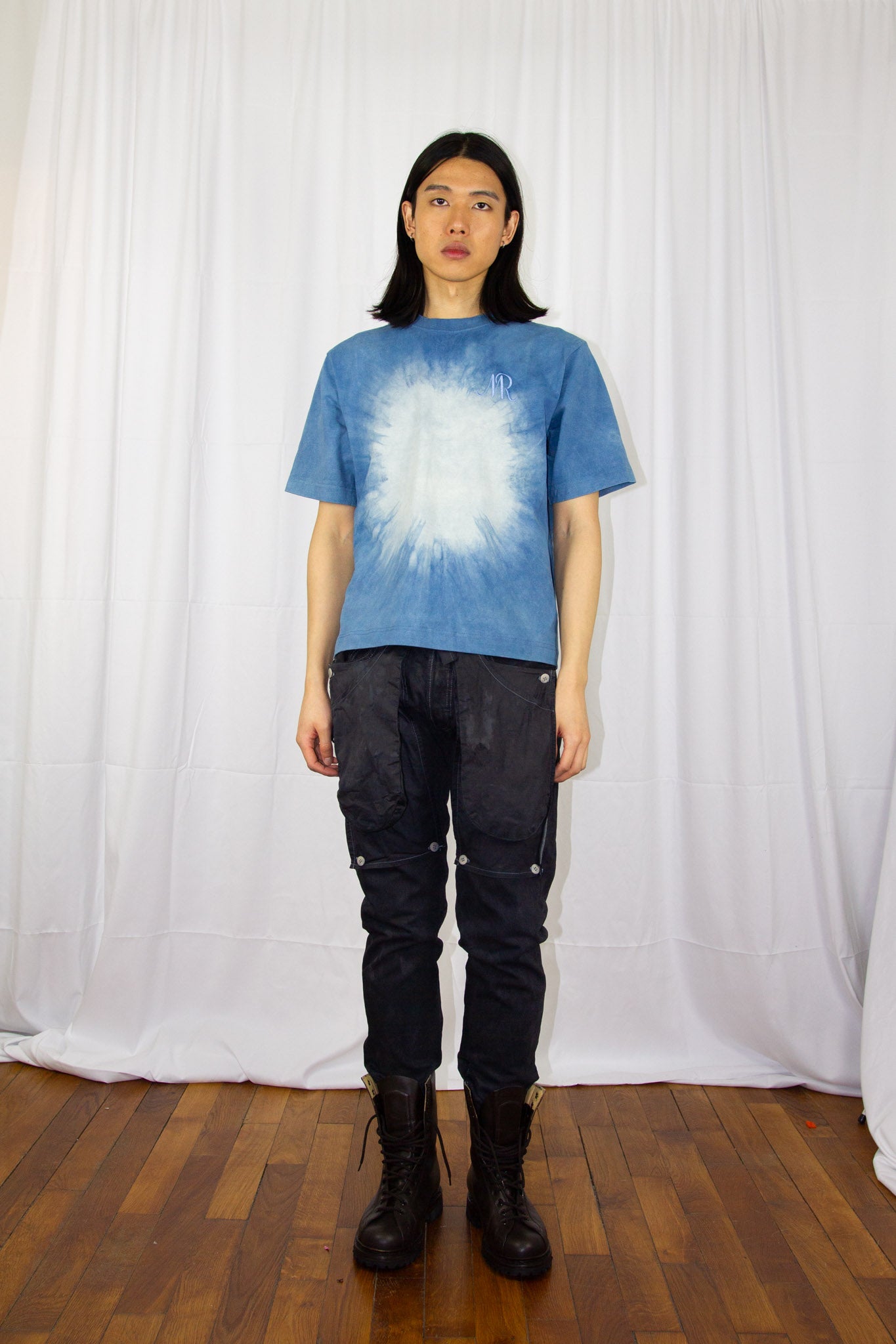 Le t-shirt boxy organic indigo dye