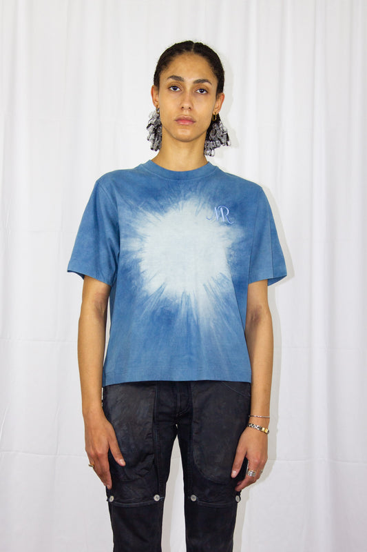Le t-shirt boxy organic indigo dye
