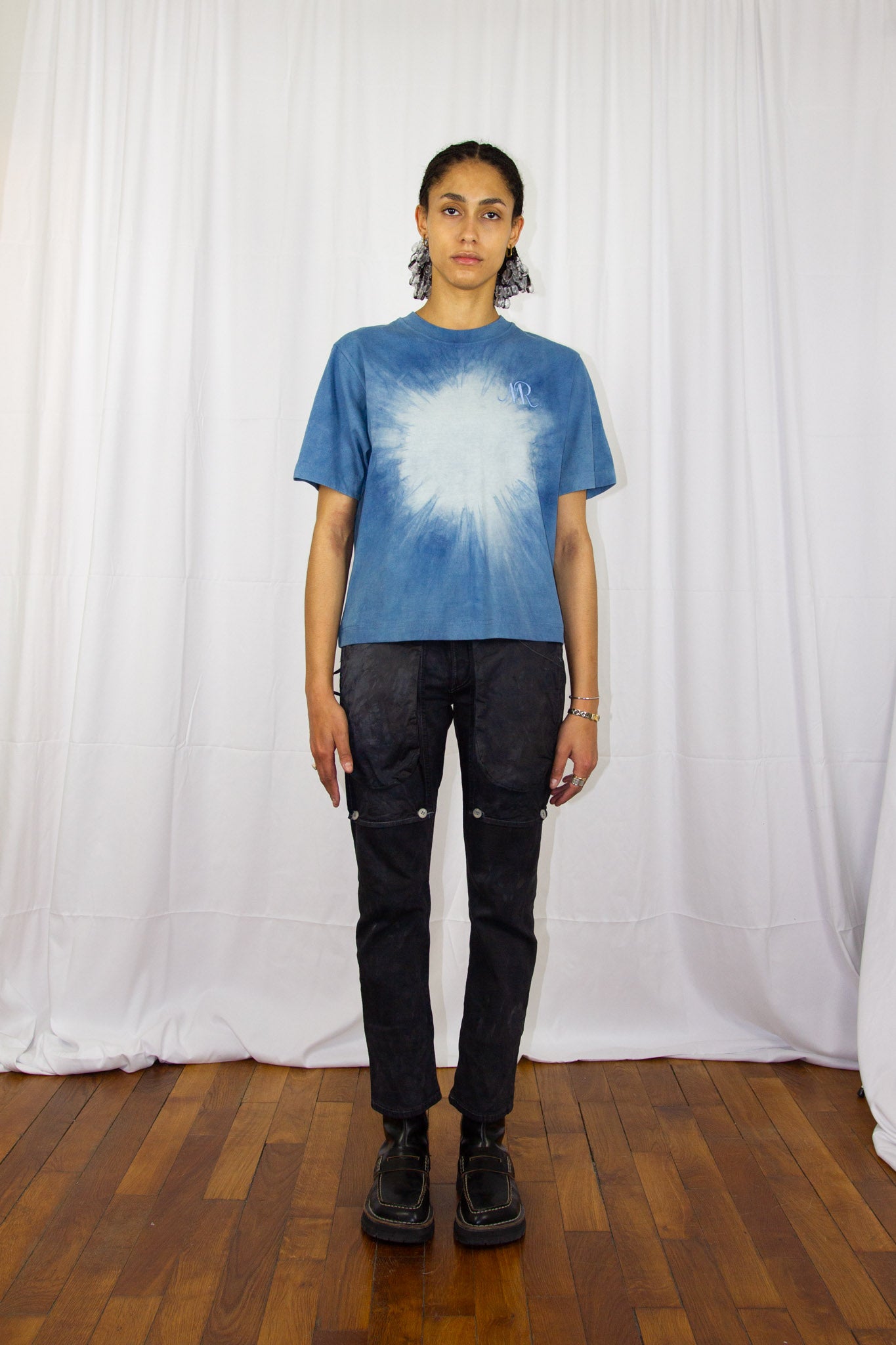 Le t-shirt boxy organic indigo dye