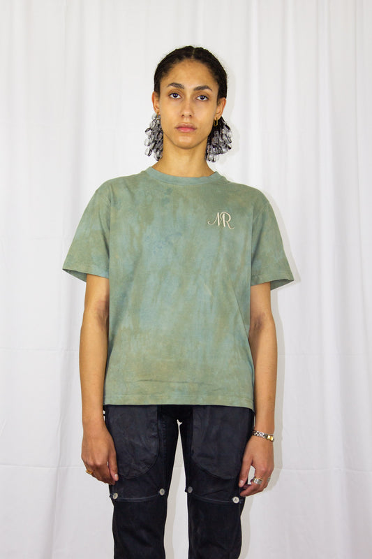 Le t-shirt indigo vert