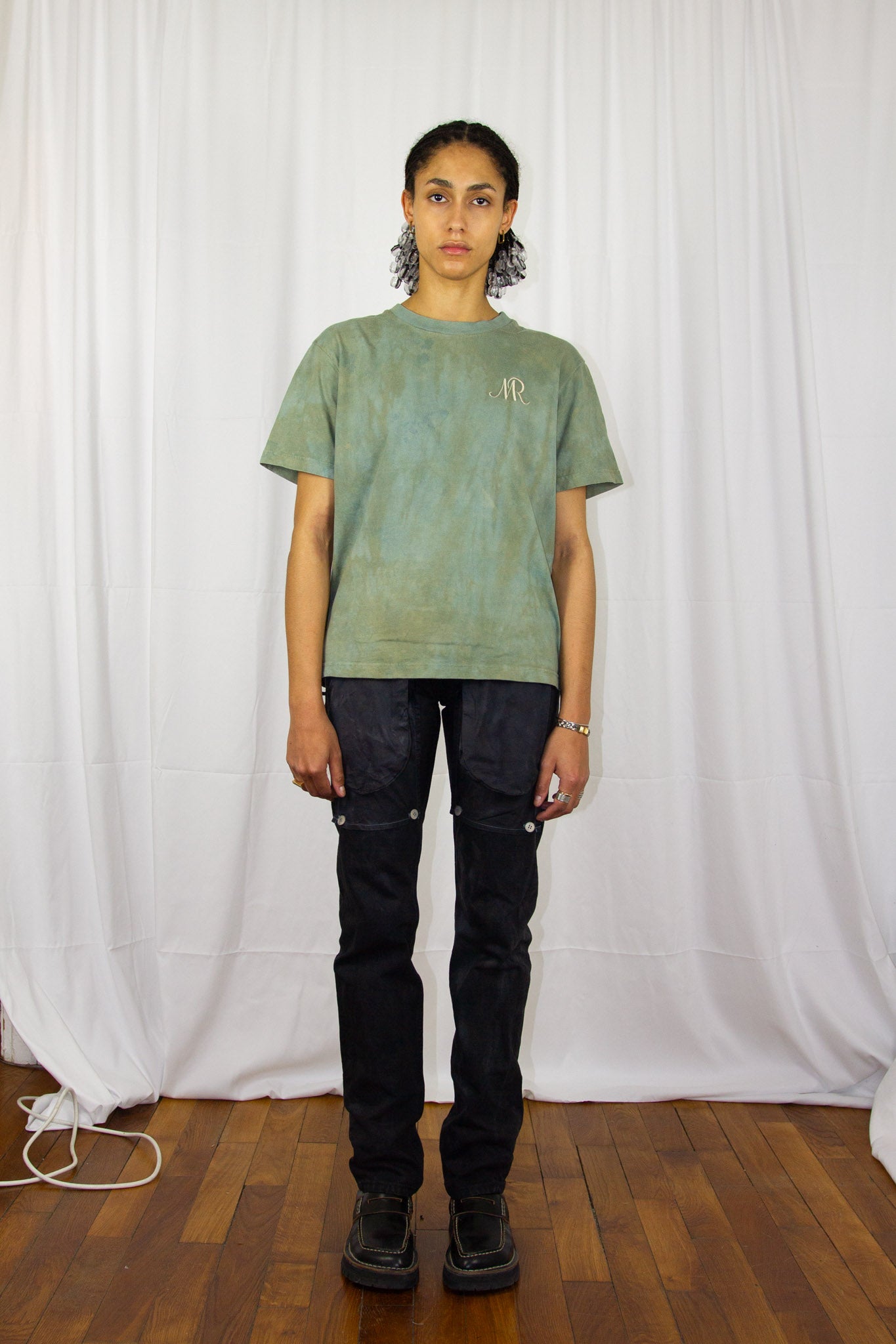Le t-shirt indigo vert