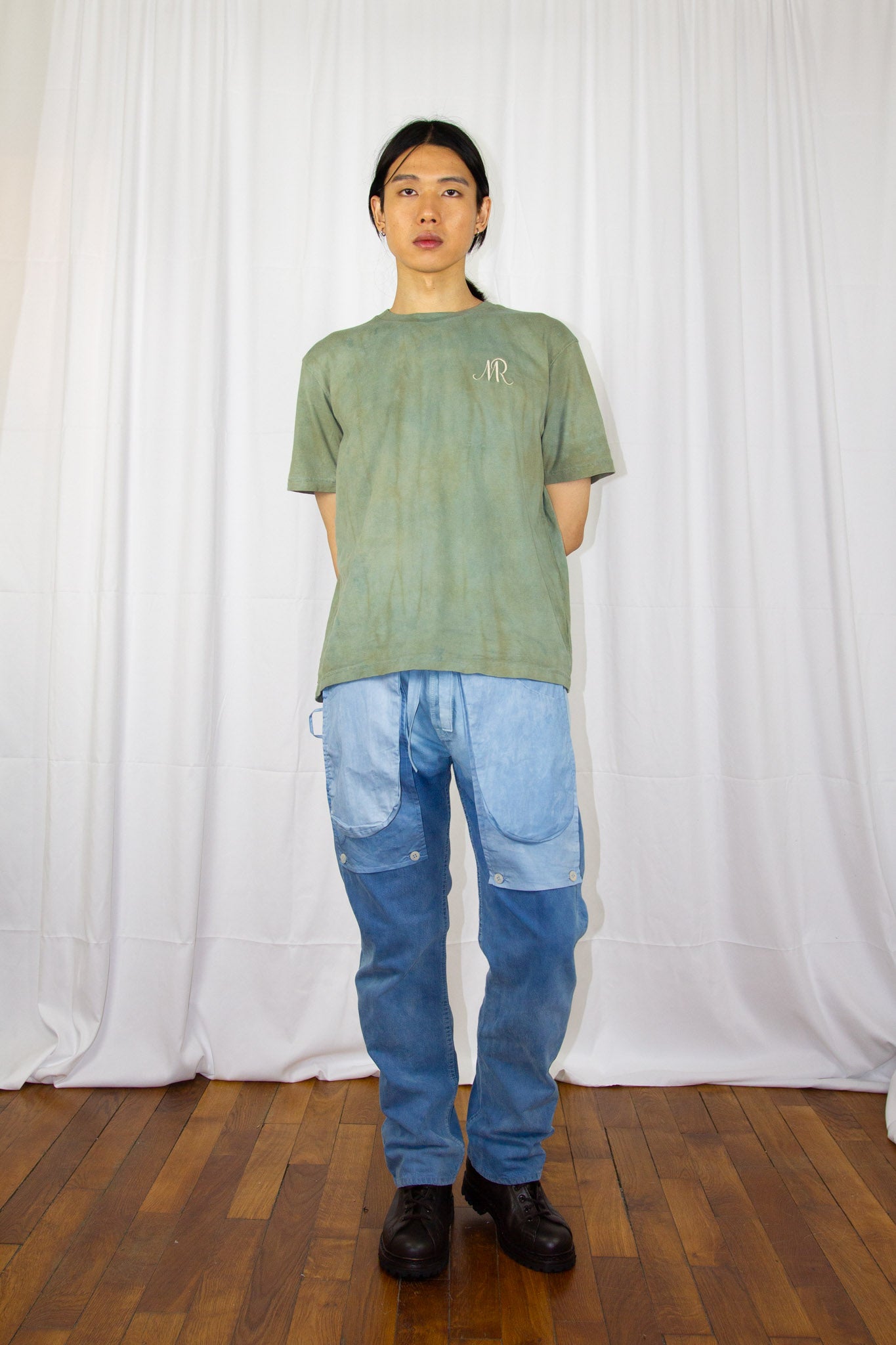 Le t-shirt indigo vert