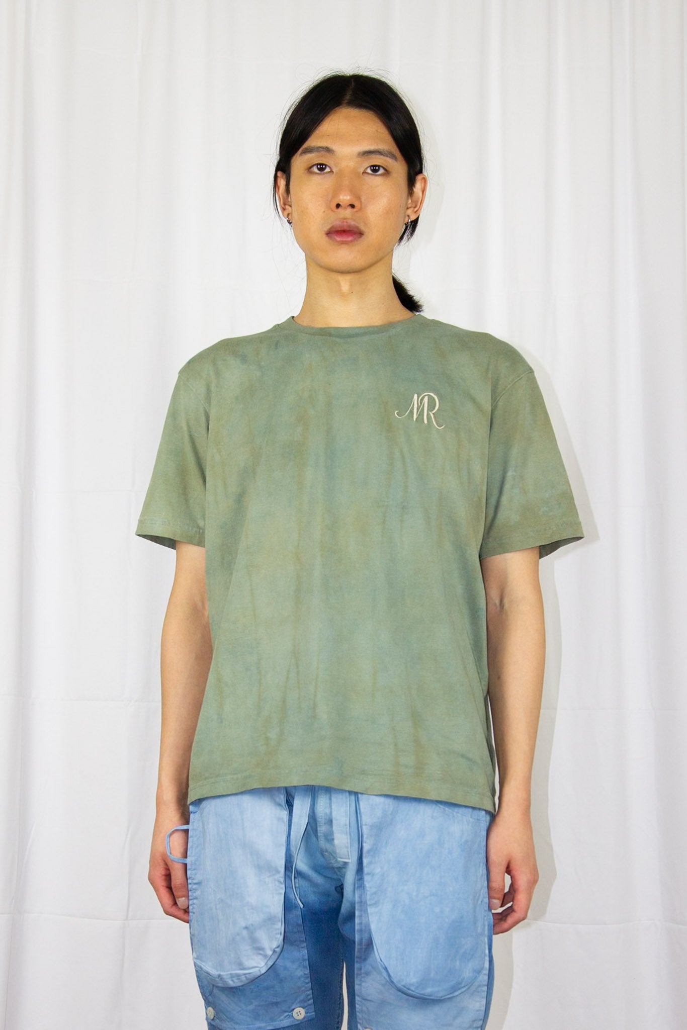 Le t-shirt indigo vert