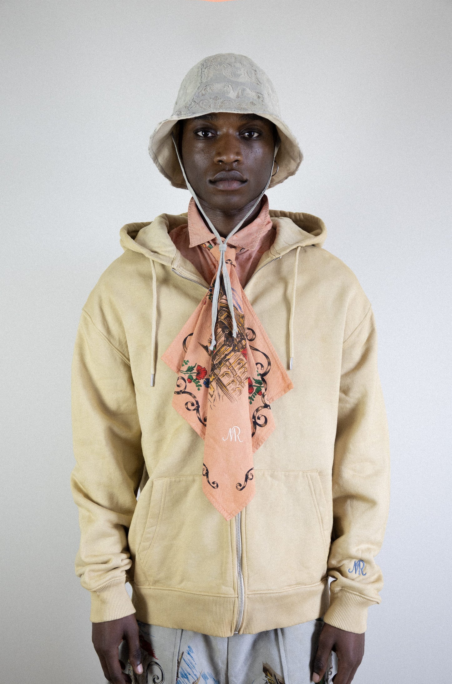 Zip hoodie châtaignier