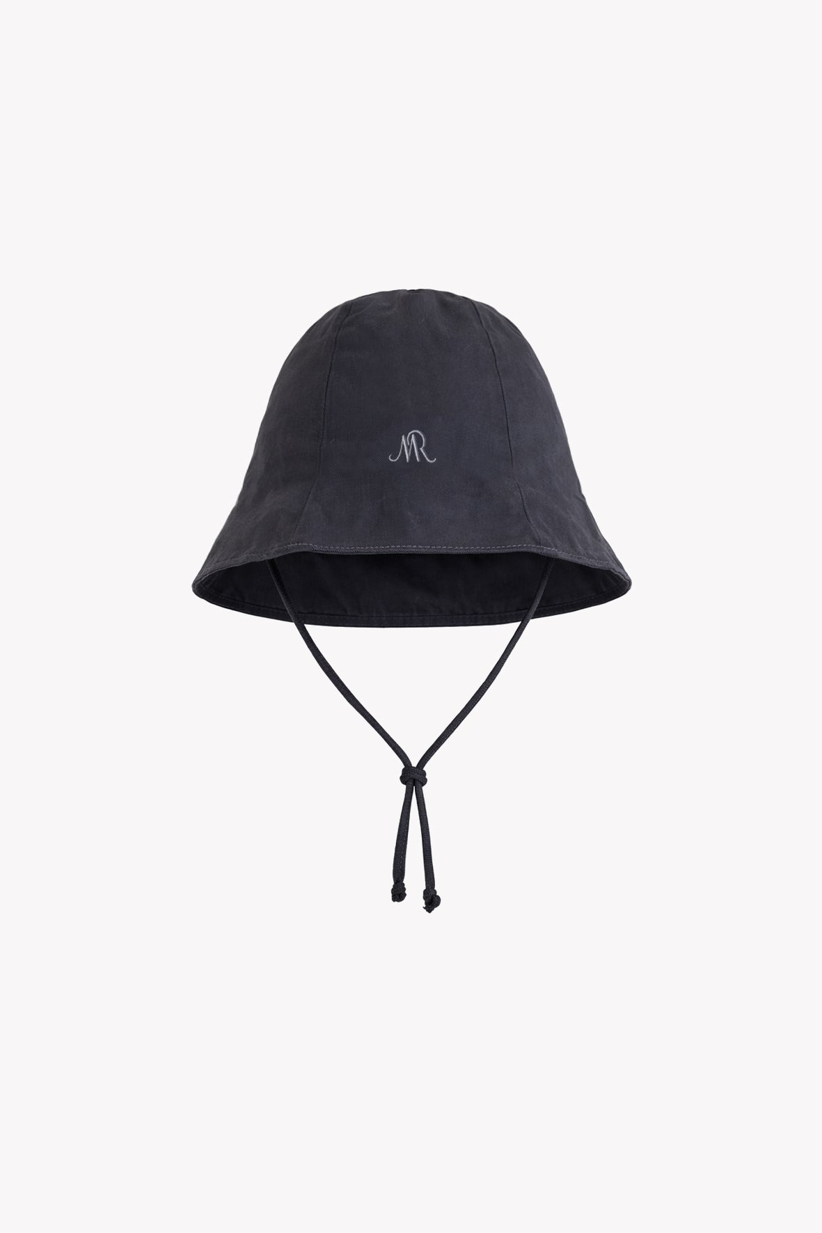 Chapeau-cloche bleu-gris
