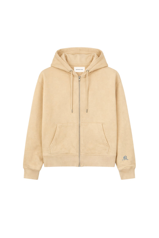 Zip hoodie châtaignier