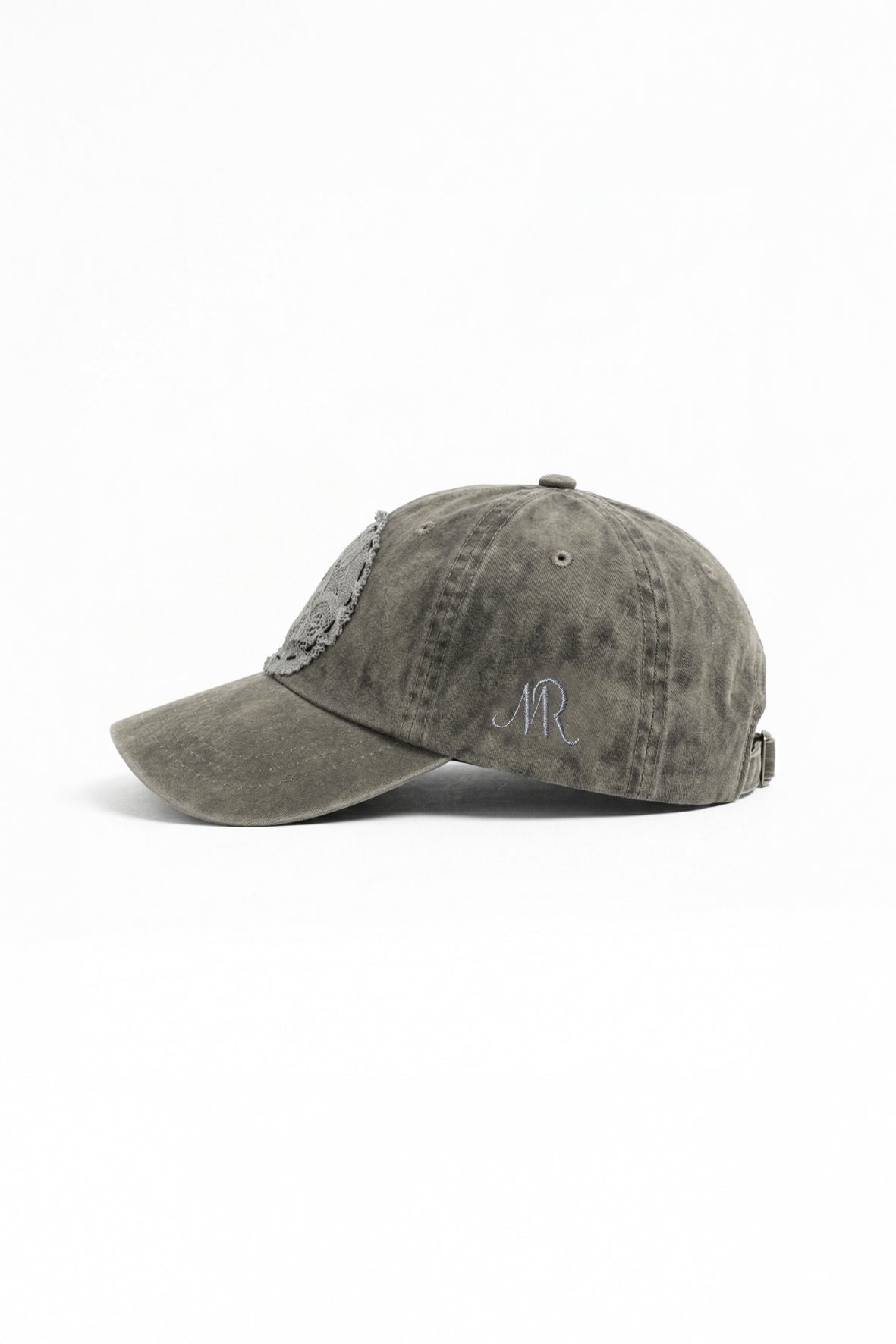 Casquette dentelle charbon